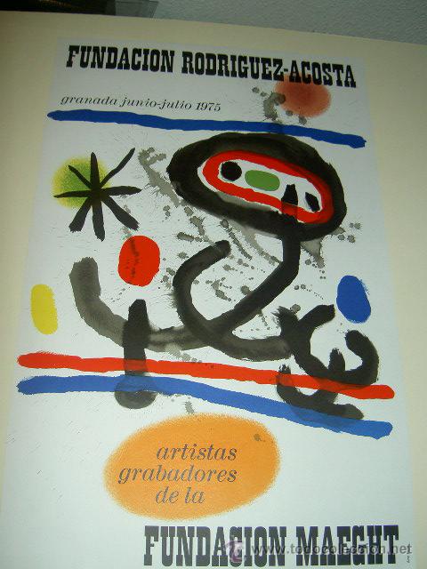 Arte: Miro litografia original 1975