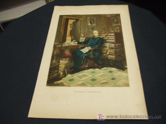 Arte: LITOGRAFIA - EL PRINCIPE DE BISMARCK - Foto 1
