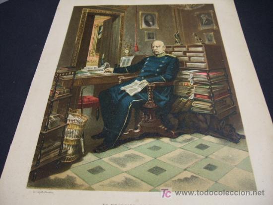 Arte: LITOGRAFIA - EL PRINCIPE DE BISMARCK - Foto 2