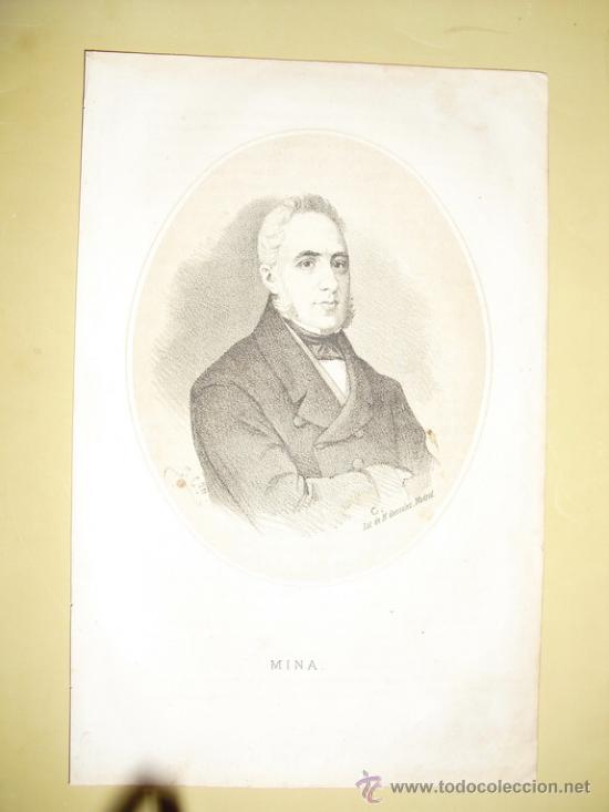 Arte: 1870 LITOGRAFIA DE MINA - Foto 1