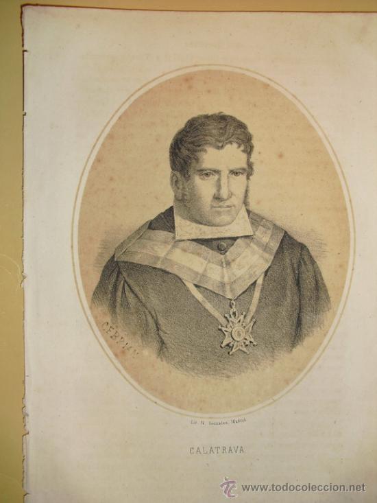 Arte: 1870 LITOGRAFIA DE CALATRAVA - Foto 1