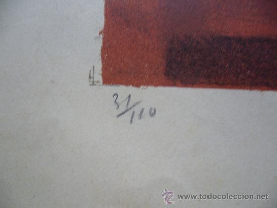 Arte: Litograf&iacute;a firmada y numerada 1955 - Foto 2