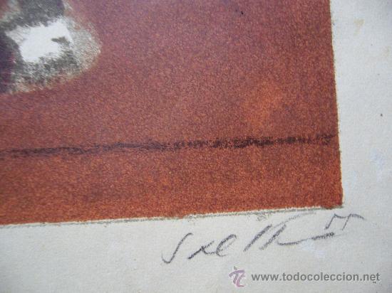 Arte: Litograf&iacute;a firmada y numerada 1955 - Foto 3