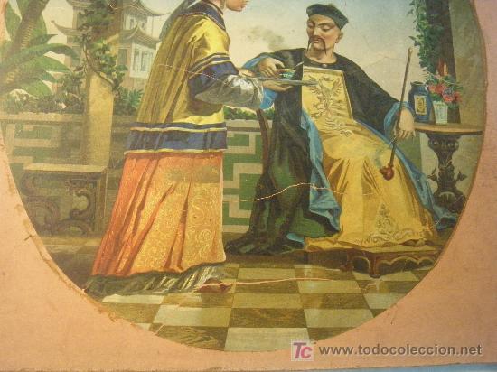 Arte: LITOGRAFIA CHINA DE FINALES DEL XIX - Foto 4