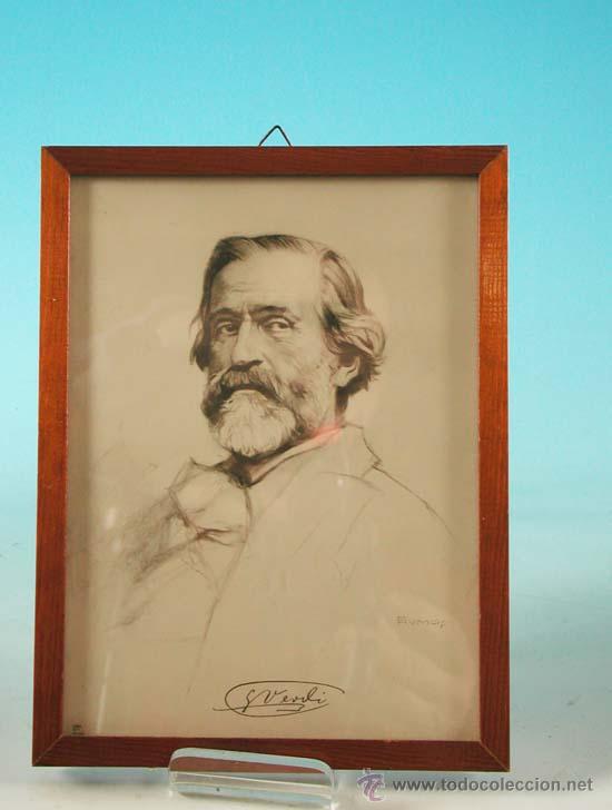 Arte: Litograf&iacute;a de Verdi 1950 - 1955 - Foto 1