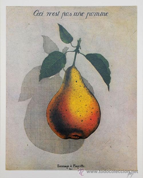 Arte: HOMENAJE A MAGRITTE MAURILIO MINUZZI PARAGIORE ITALIA 1939 LITOGRAFIA OFSSET FIRMADA EN LA PLANCHA.