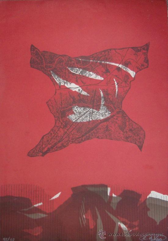 Arte: Litograf&iacute;a numerada y firmada a l&aacute;piz. - Foto 1