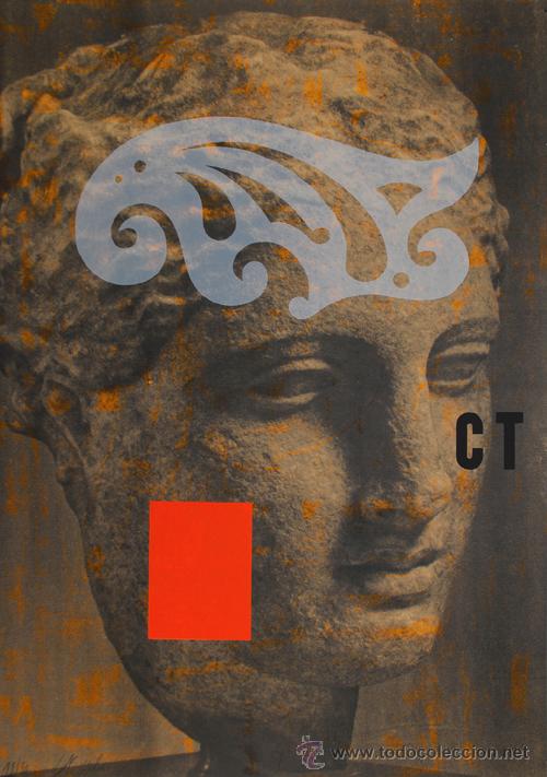 Arte: CLAUDE TOUBA / ANTIGUO MODERNO.LITOGRAF&Iacute;A ORIGINAL 1991 FIRMADA NUMERADA 4 / 30 A L&Aacute;PIZ.GRAN TAMA&Ntilde;O