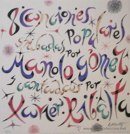 Arte: Rafael Alberti, Firmada y numerada a l&aacute;piz - Foto 1