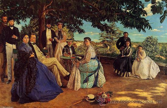 Arte: LAMINA BAZILE: REUNION DE FAMILIA. 80 X 60 cm. LITOGRAFIA OFFSET