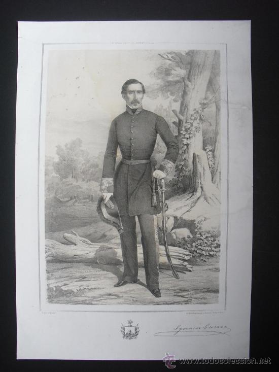 Arte: 1854 MARISCAL DE CAMPO IGNACIO GURREA - Foto 1