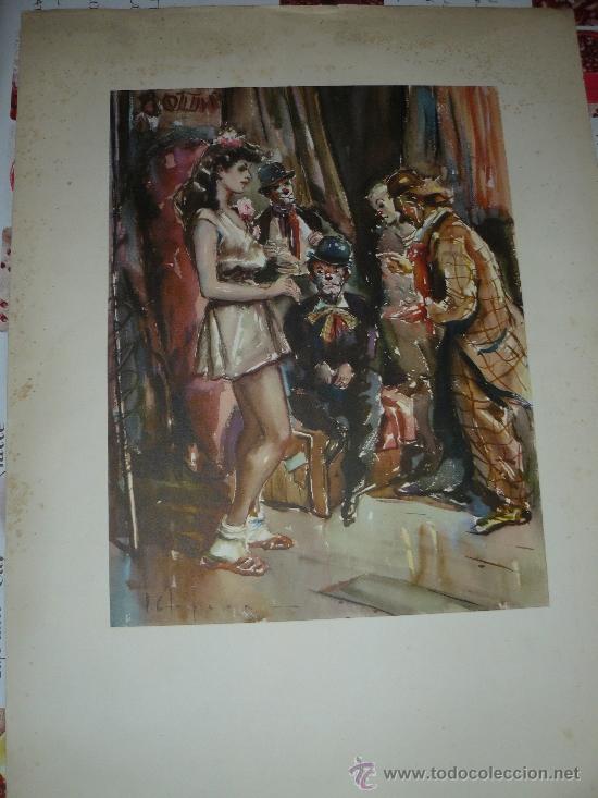 Arte: LITOGRAF&Iacute;A-PERA CLAPERA- CIRCO - Foto 1