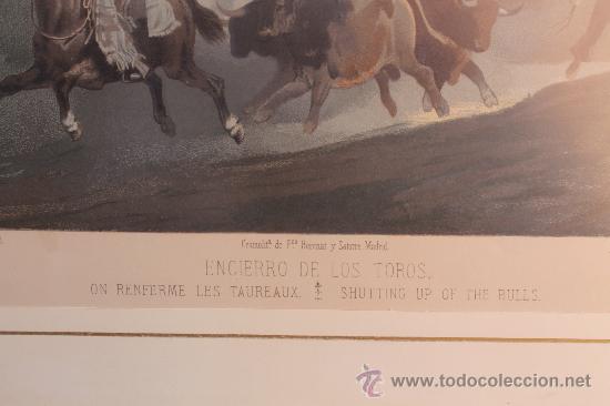 Arte: LITOGRAFIA DANIEL PEREA SIGLO XIX - Foto 3