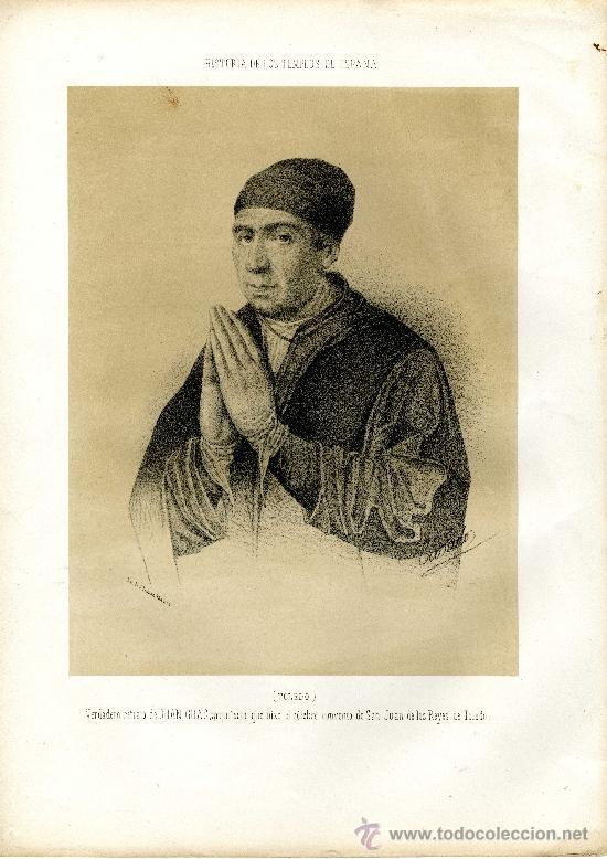 Arte: Toledo. Retrato de Juan Guas, arquitecto de San Juan de los Reyes, 1858.