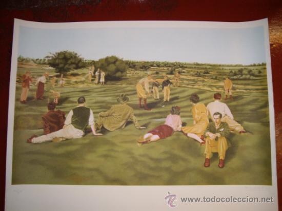 Arte: LITOGRAFIA GOLF ESCALERA - Foto 1