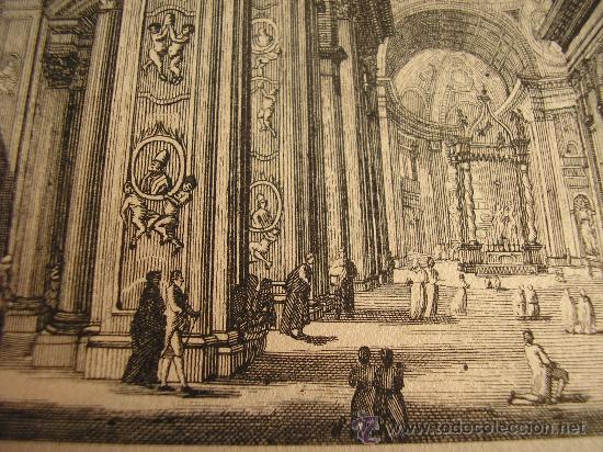 Arte: Basilica de S.Pedro en Roma - Litho - Foto 4
