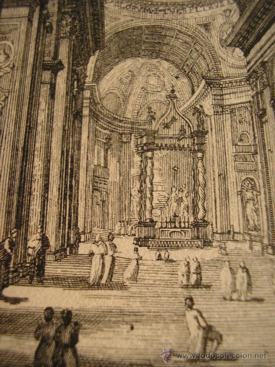 Arte: Basilica de S.Pedro en Roma - Litho - Foto 3