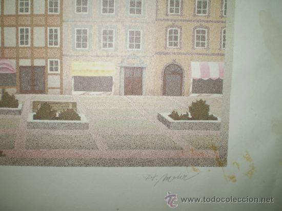 Arte: LITOGRAFIA S XIX FIRMADA A.MOLER - Foto 2