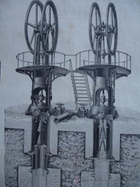 Arte: BOMBAS ELEVADORAS PRUNIER 1874