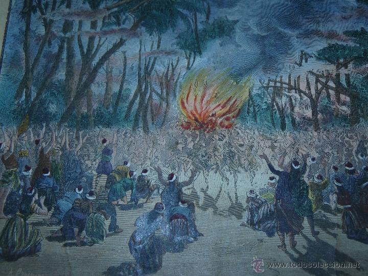 Arte: LITOGRAF&Iacute;A -A BONAMORE - DANZA EN EL BOSQUE - Foto 2