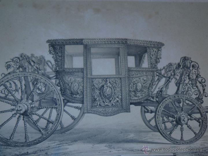 Arte: LITOGRAFIA - COCHE ANTIGUS - Foto 2
