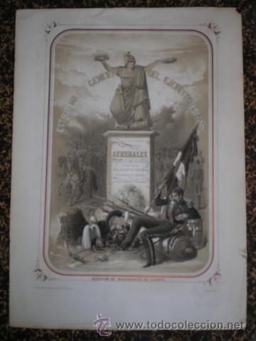 Arte: FRONTIS DEL Estado Mayor General del Ej&eacute;rcito Espa&ntilde;ol, redactada bajo la dir. de D. Pedro Chamorro - Foto 1