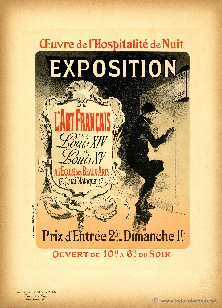 Art: Jules Ch&eacute;ret. Exposition de l'Art Fran&ccedil;ais. 1898