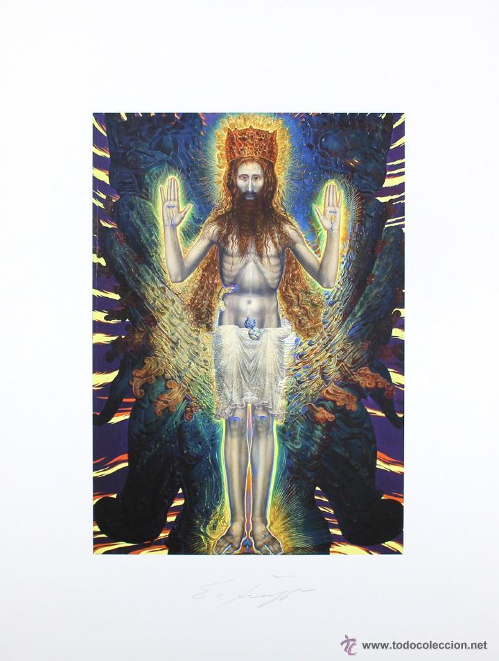 Arte: Ernst Fuchs - Jes&uacute;s con las alas de los querubines - Foto 1