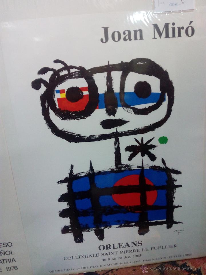 Arte: litograf&iacute;a joan miro - Foto 1
