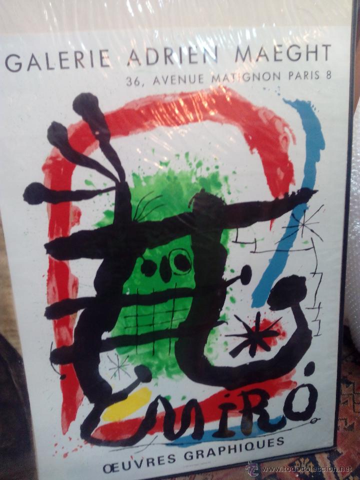 Arte: litograf&iacute;a joan miro - Foto 1