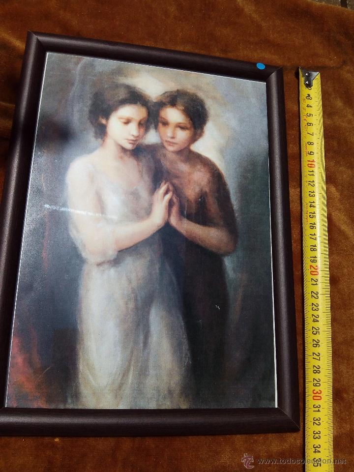 Arte: Cuadro impreso de dos damas. - Foto 3