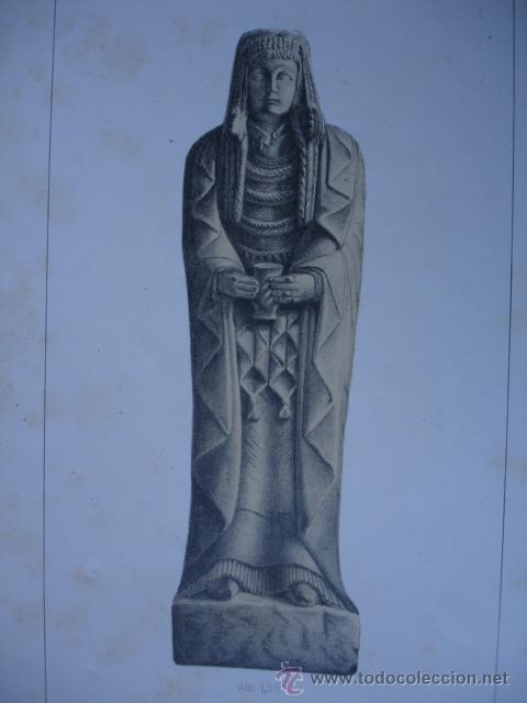 Arte: ANTIGUEDADES DE LOS SANTOS.MONTEALEGRE.ALBACETE.1871 ORIGINAL .24.5X15.LIT .BUSTAMANTE LAMINA III