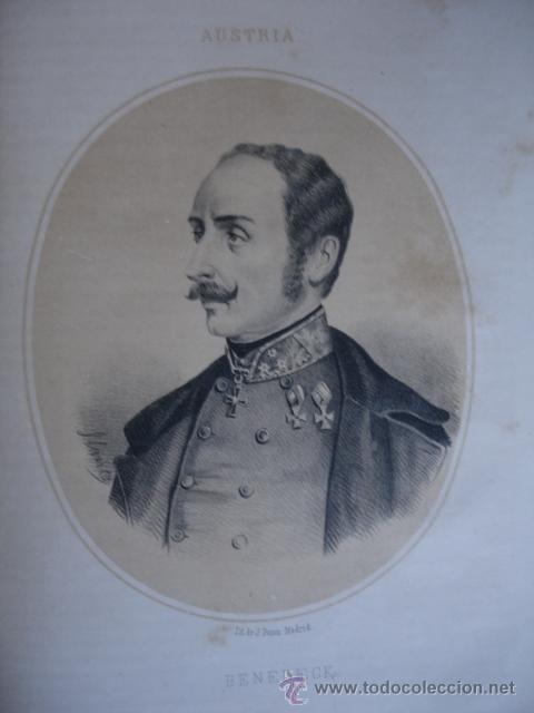 Arte: BENEDECK .A&Ntilde;O 1867.FOLIO.SE ACOMPA&Ntilde;A DE UNA PEQUE&Ntilde;A BIOGRAFIA DEL PERSONAJE