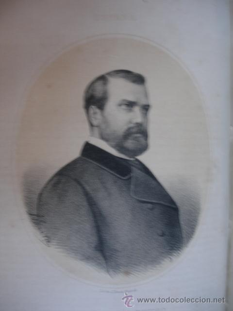 Arte: NICOLAS MARIA RIVERO.SEVILLA  1867.FOLIO.SE ACOMPA&Ntilde;A UNA PEQUE&Ntilde;A BIOGRAFIA DEL PERSONAJE