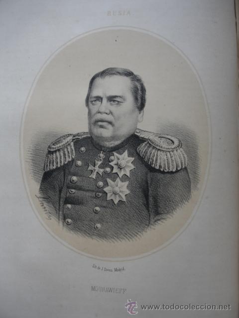 Arte: NICOLAS MOURAWIEFF  .RUSIA .A&Ntilde;O 1867.ACOMPA&Ntilde;A UNA PEQUE&Ntilde;A BIOGRAFIA.FOLIO