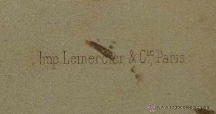 Arte: litografia 1920 Lemercier Paris - Foto 4