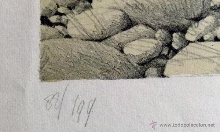 Arte: Litografia firmada Louis 1981 - Foto 4