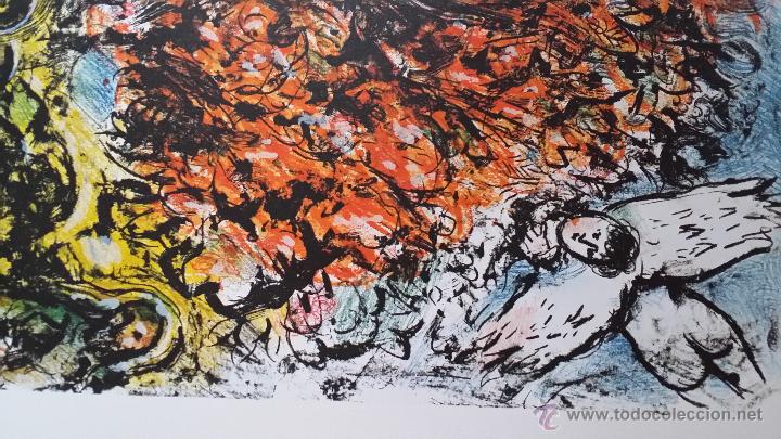 Arte: MARC CHAGALL: cartel exposici&oacute;n PACE GALLERY, OHIO - Foto 4
