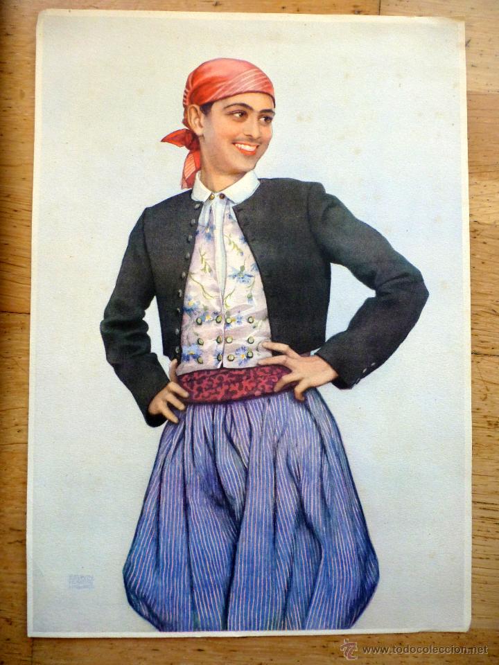 Arte: Jovenes mallorquines en traje t&iacute;pico - Foto 2