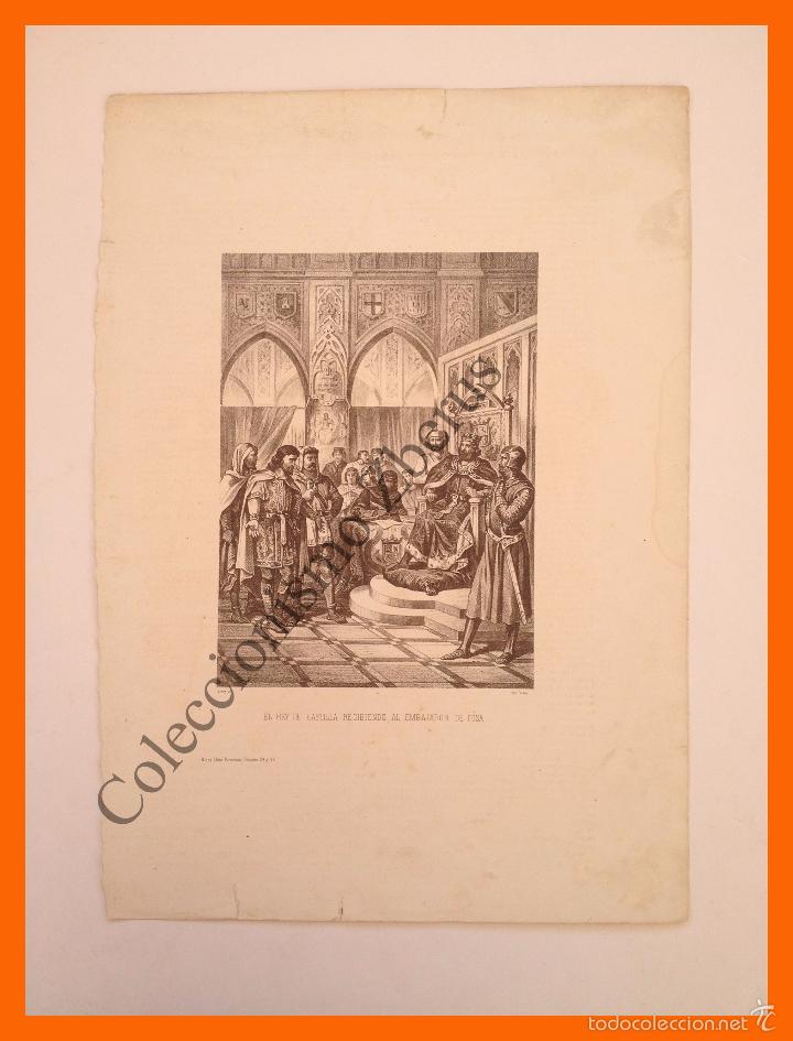 Art: El Rey de Castilla recibiendo al embajador de Pisa (1871-80)