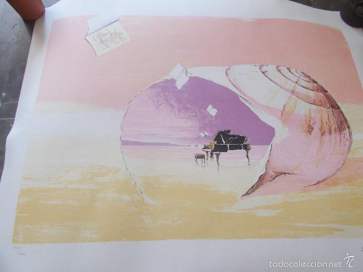 Arte: Litograf&iacute;a Sonata Marina - Foto 4