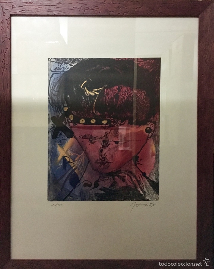Arte: Litografia de Cuixart - Foto 1