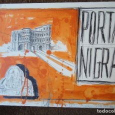 Arte: LITOGRAFÍA DE ANDRÉS NAGEL PORTA NIGRA FIRMADA Y NUMERADA.