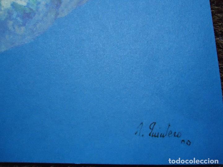 Arte: LITOGRAF&Iacute;A DE DANIEL QUINTERO  FIRMADA Y NUMERADA. - Foto 4
