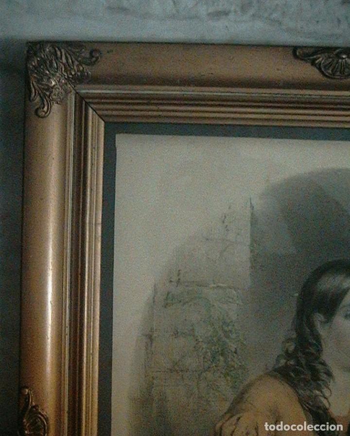 Arte: cuadro ingl&eacute;s litograf&iacute;a antigua - Foto 9