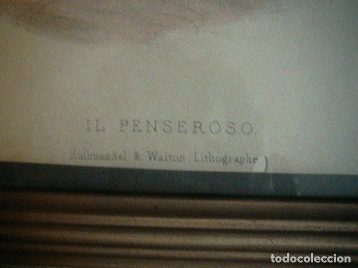 Arte: cuadro ingl&eacute;s litograf&iacute;a antigua - Foto 12
