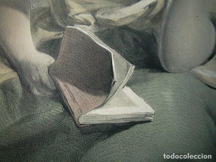 Arte: cuadro ingl&eacute;s litograf&iacute;a antigua - Foto 10