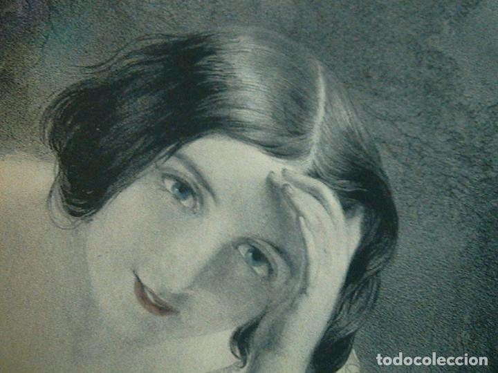 Arte: cuadro ingl&eacute;s litograf&iacute;a antigua - Foto 12