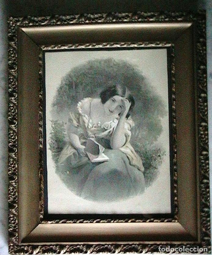 Arte: cuadro ingl&eacute;s litograf&iacute;a antigua - Foto 15