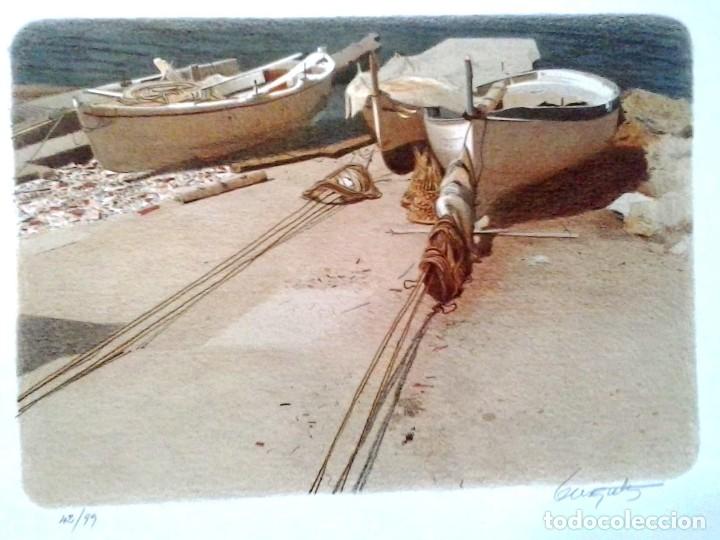 Arte: Joaquim Busquets Gruart. Pintor y dibujante nacido en Sabadell (1930-2011) firmado y numeradoa lapiz